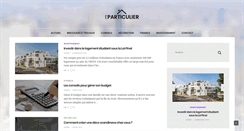 Desktop Screenshot of eparticuliers.com